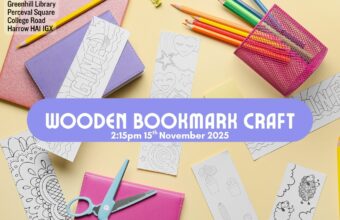 wooden bookmark craft