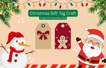 Christmas gift tag craft