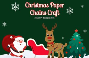 Christmas paper chains craft