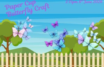 Paper Cup Butterfly Craft